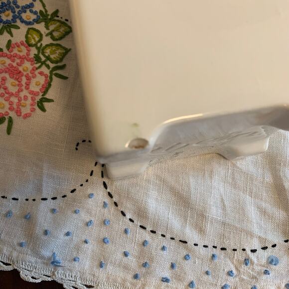 Vintage Rbein Ceramic Hand Painted Floral Kitchen Canister Set Made In Germany - Picture 14 of 16